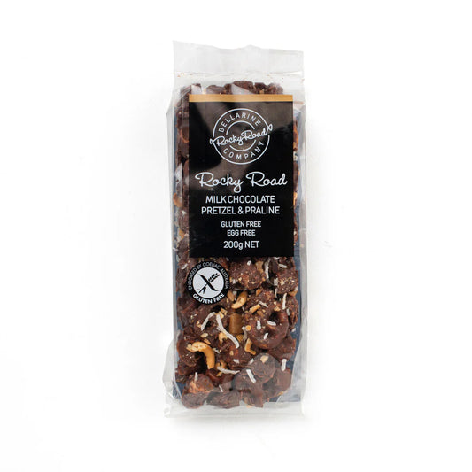 Milk Chocolate Pretzel & Praline Rocky Road