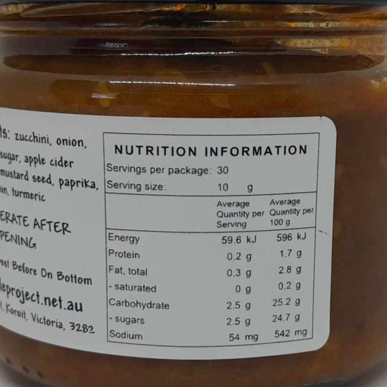 Zucchini Relish