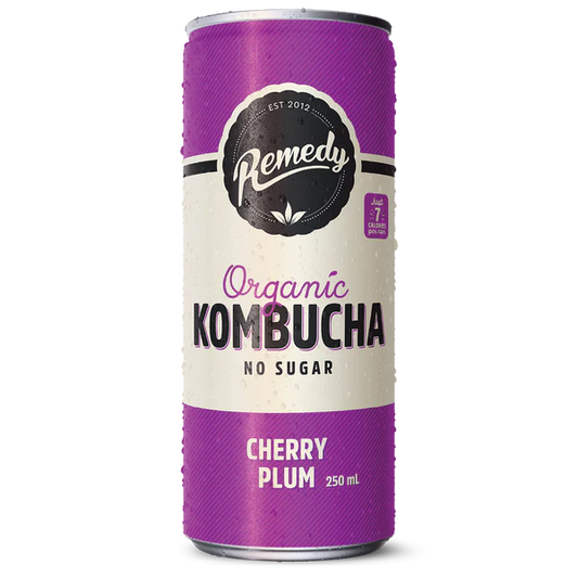 Cherry Plum Kombucha | 4 X 250ml Cans