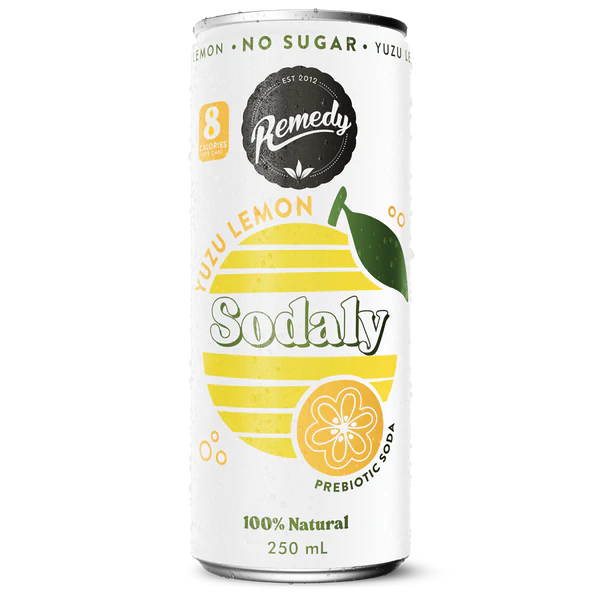 Yuzu Lemon Sodaly | 4 X 250ml Cans