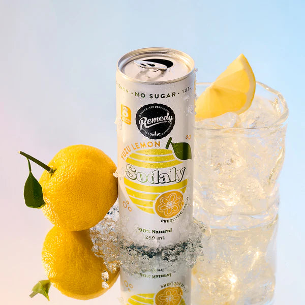 Yuzu Lemon Sodaly | 4 X 250ml Cans