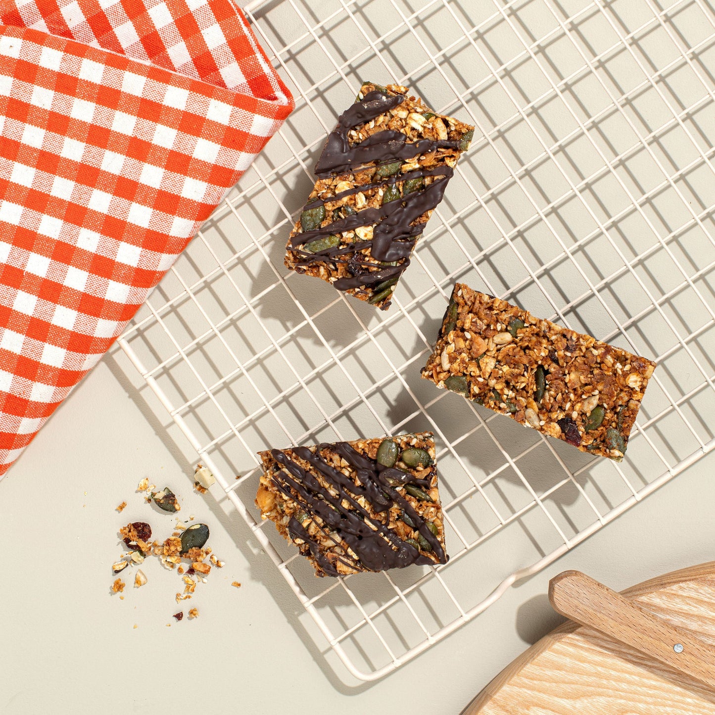 Cranberry, Macadamia & Belgian Chocolate Bars