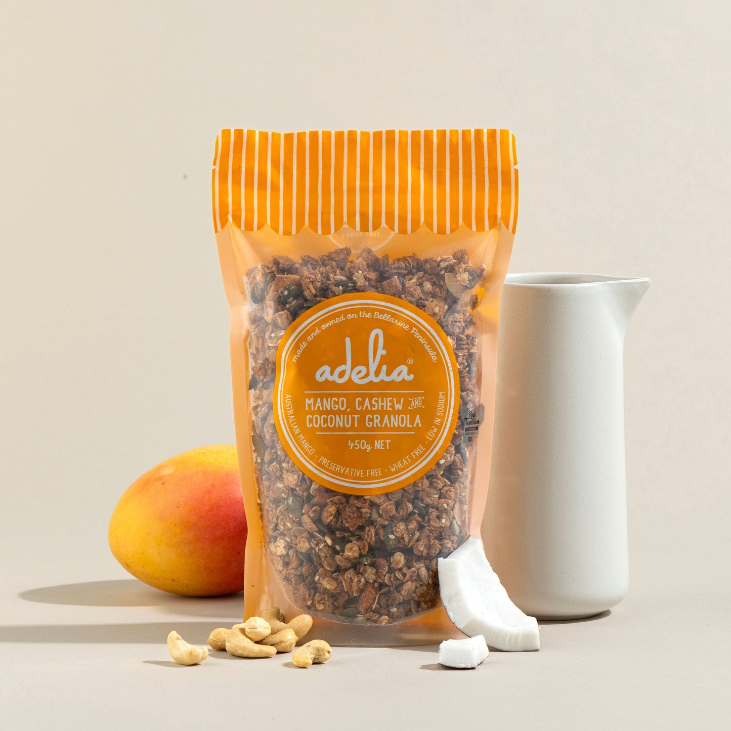 Mango, Cashew and Coconut Granola