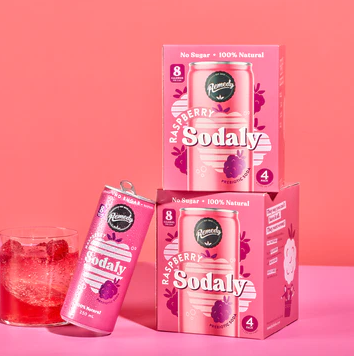 Raspberry Sodaly | 4 X 250ml Cans