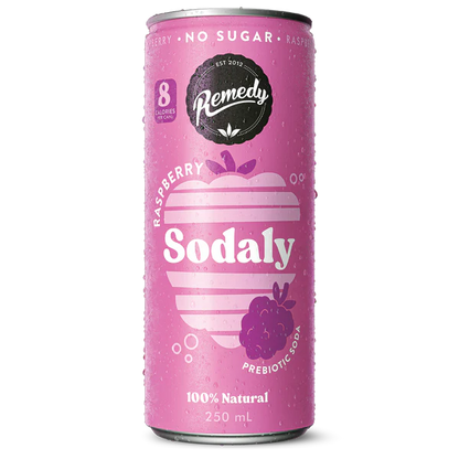 Raspberry Sodaly | 4 X 250ml Cans